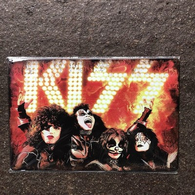 Kiss Metal Sign