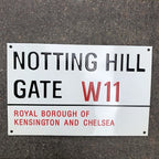Notting Hill Gate Enamel Sign