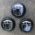 Guinness Metal Beer Top Bottle Lids Set Of Three