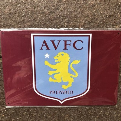 AVFC Metal Sign