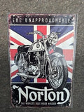 Norton Metal Sign