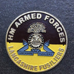 HM Armed Forces Lancashire Fusiliers Cast Iron Sign