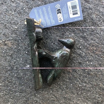 Cast Iron Woodpecker Door Knocker