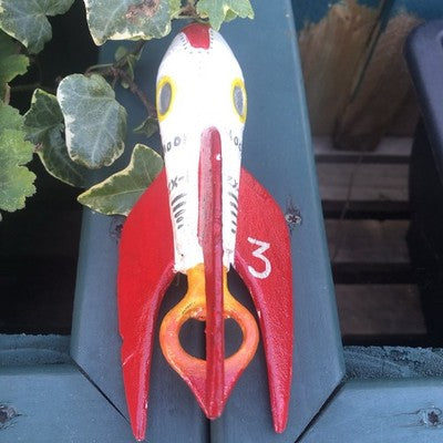Spaceship Cast Iron Bottle Opener