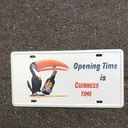 Opening Time Is Guinness Time Metal Sign