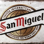 San Miguel Metal Sign