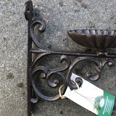 Bird Feeder With Bracket Cast Iron