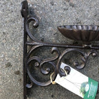 Bird Feeder With Bracket Cast Iron