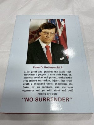 Their Cry Was No Surrender By Peter Robinson