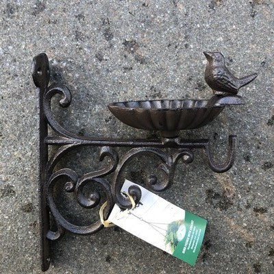 Bird Feeder With Bracket Cast Iron