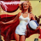 Coca Cola Retro Metal Sign
