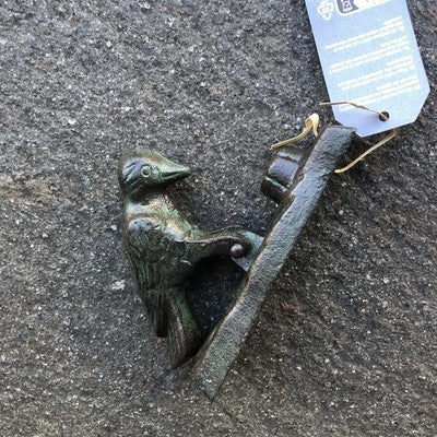 Cast Iron Woodpecker Door Knocker