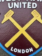 West Ham United Cast Iron Sign