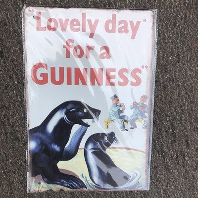 Lovel Day For A Guinness Metal Sign