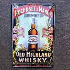 The Rochdale & Manor Brewery Ltd Metal Sign