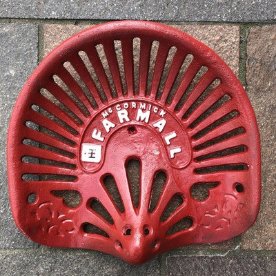 Farmall Cast Iron Tractor Seat