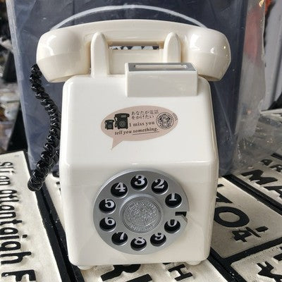 Cream Old Fashion Style Money Box