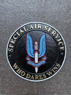 Special Air Service Who Dares Wins Cast Iron Sign