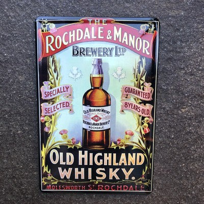 The Rochdale & Manor Brewery Ltd Metal Sign