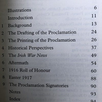 The 1916 Proclamation By John OâConnor