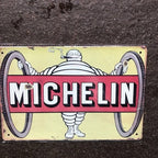 Michelin Man Metal Sign