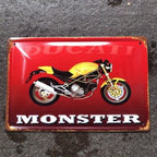 Ducati Monster Metal Sign