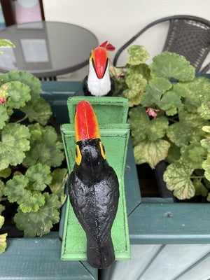 Guinness Toucan Cast Iton Bookends