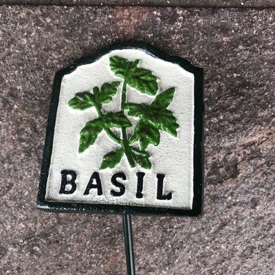 Herb Tags Cast Iron Set Of 10