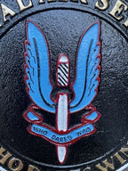 Special Air Service Who Dares Wins Cast Iron Sign
