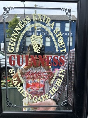 guinness pub mirror