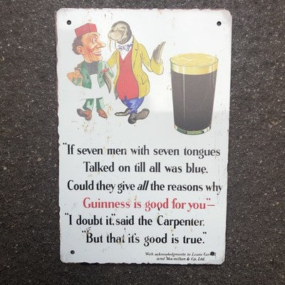 Guinness Metal Sign
