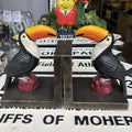 Guinness Toucan Cast Iron Bookends