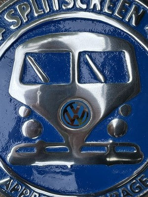 VW Splitscreen Approved Garage Aluminium Sign
