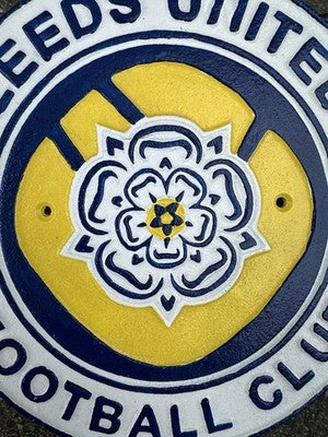 Leeds United Cast Iron Sign