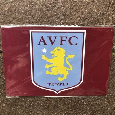 AVFC Metal Sign