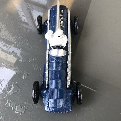 Michelin Man Formula One Racing Man Cast Iron