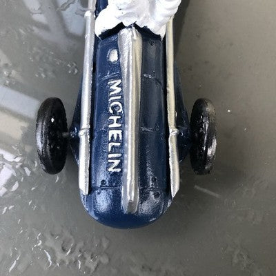 Michelin Man Formula One Racing Man Cast Iron