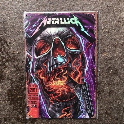Metallica Metal Sign