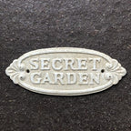Secret Garden Cast Iron Sign
