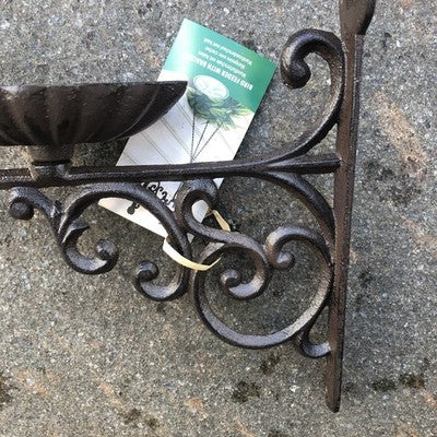 Bird Feeder With Bracket Cast Iron