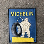 Michelin Man Cast Iron Plaque