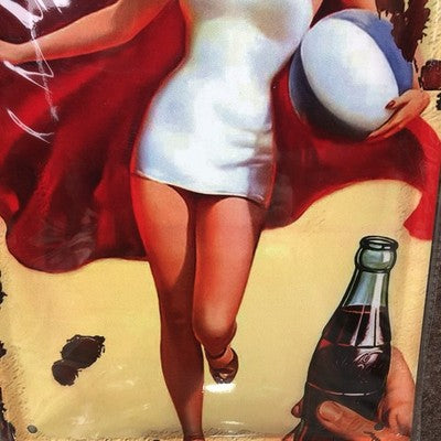 Coca Cola Retro Metal Sign