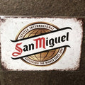 San Miguel Metal Sign