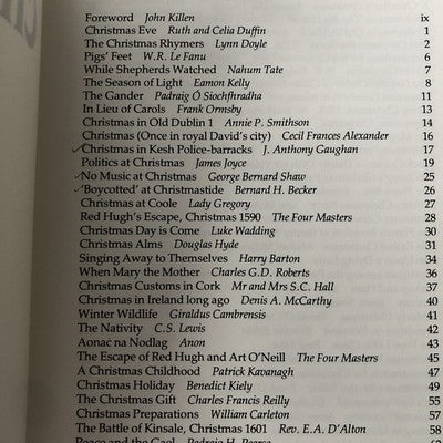The Irish Christmas Book By John Mullen