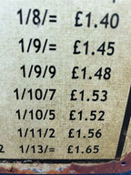 Price Of A Pint Heavy Gauge Metal Sign