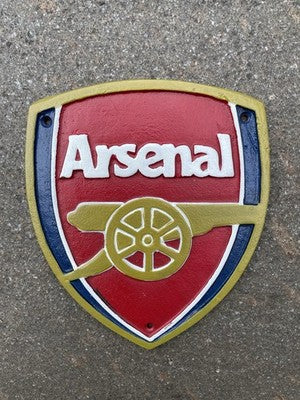 Arsenal Cast Iron Sign