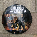 Called To Duty Domed 40 Cms Metal Sign