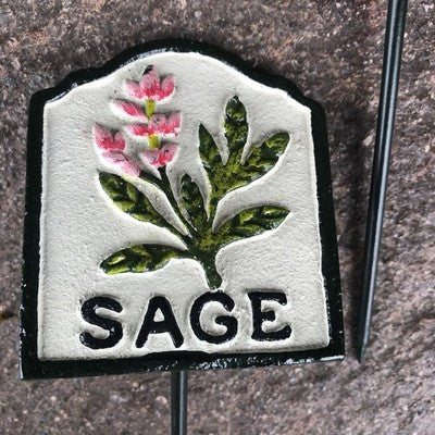 Herb Tags Cast Iron Set Of 10