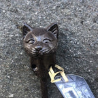 Cat Cast Iron Hook