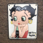Betty Boop Coca Cola Cast Iron Sign